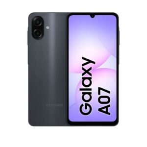 Celular Samsung Galaxy A07 128gb, 4gb, Câmera 50mp, Tela 6.7 , Proteção Ip54, Processador 6nm - Preto